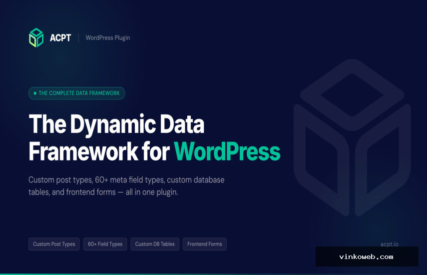 Advanced Custom Post Types (ACPT) v2.0.54
