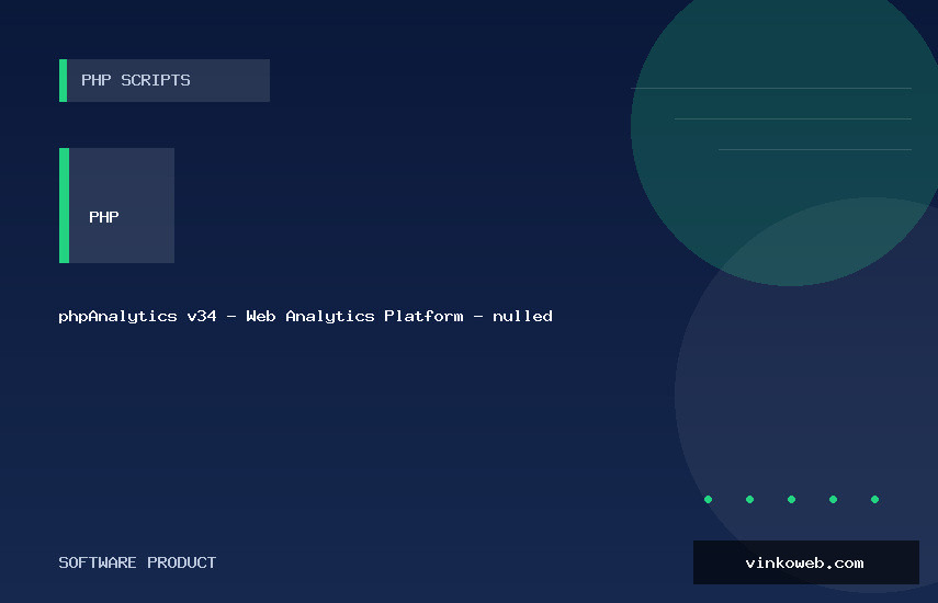 phpAnalytics v34 - Web Analytics Platform - nulled