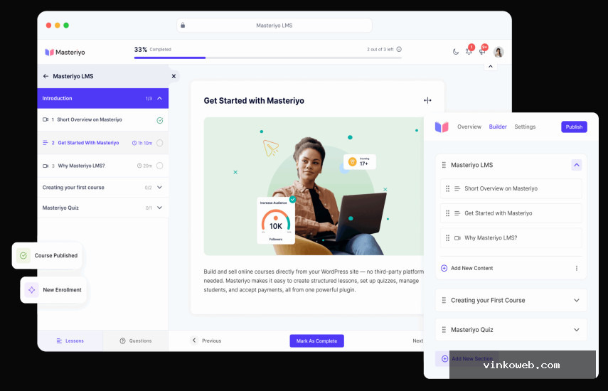 Masteriyo PRO v2.20.0 - LMS for WordPress