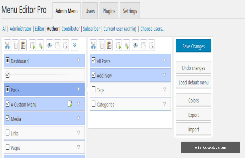 Admin Menu Editor Pro v2.29.1