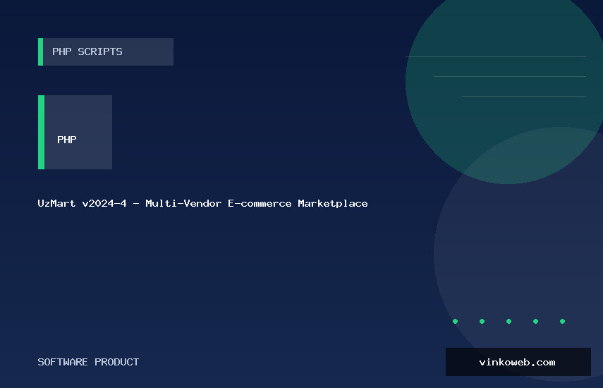 UzMart v2024-4 - Multi-Vendor E-commerce Marketplace