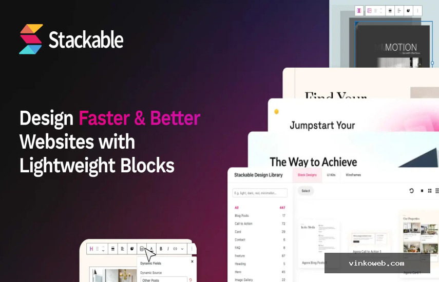 Stackable v3.13.10 - Reimagine the Way You Use the WordPress Block Editor