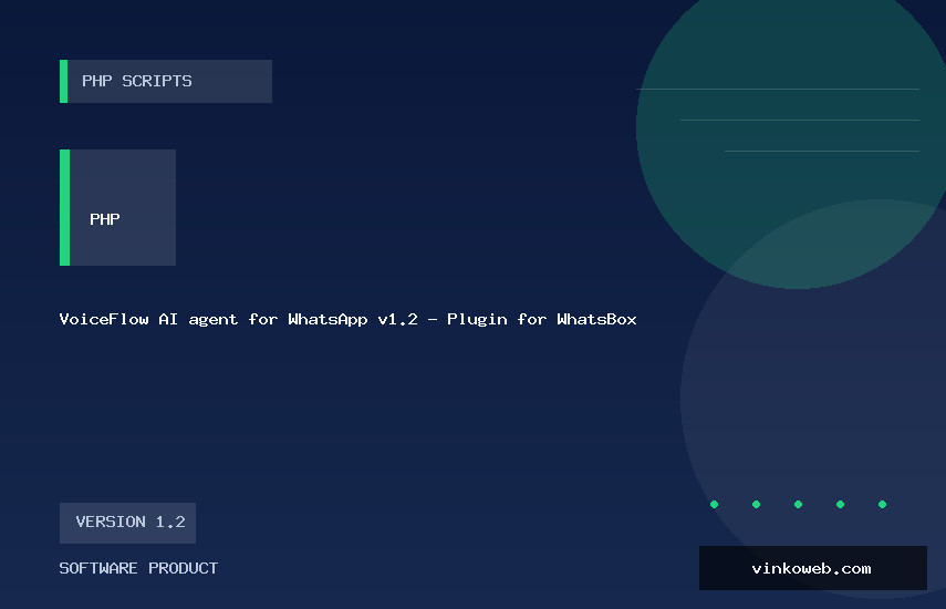 VoiceFlow AI agent for WhatsApp v1.2 - Plugin for WhatsBox