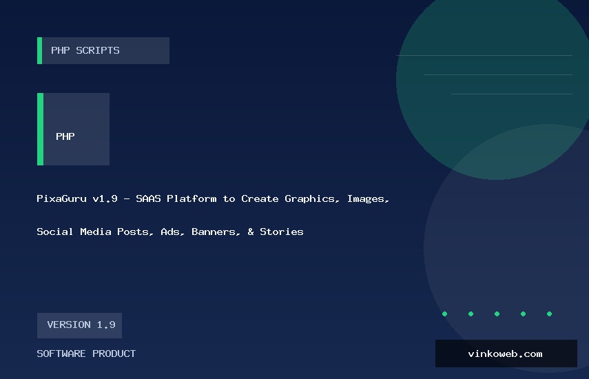 PixaGuru v1.9 - SAAS Platform to Create Graphics, Images, Social Media Posts, Ads, Banners, & Stories