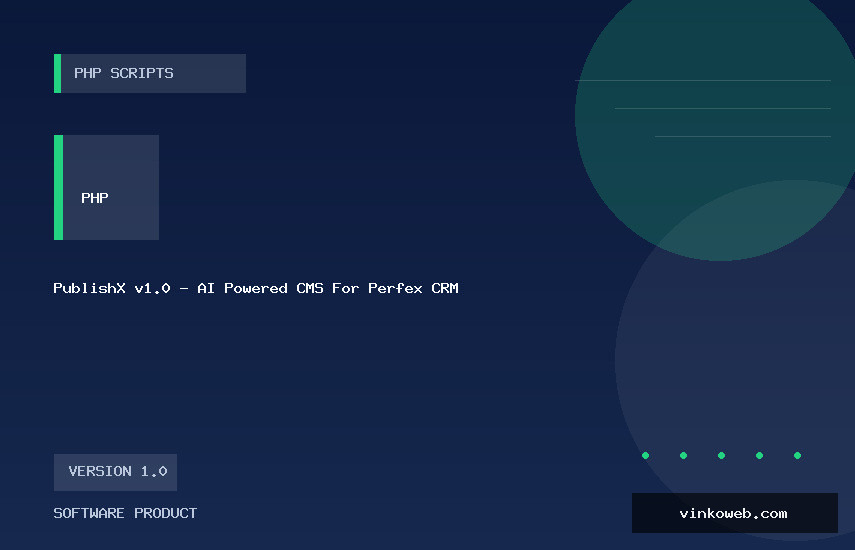 PublishX v1.0 - AI Powered CMS For Perfex CRM