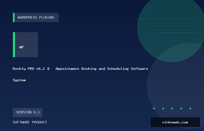 Bookly PRO v6.1 – Appointment Booking and Scheduling Software System