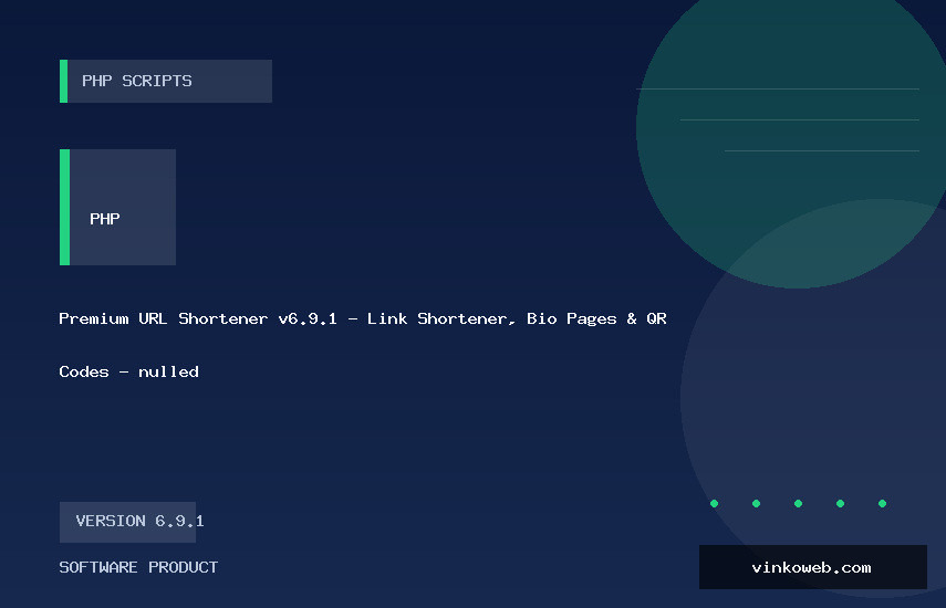 Premium URL Shortener v6.9.1 - Link Shortener, Bio Pages & QR Codes - nulled