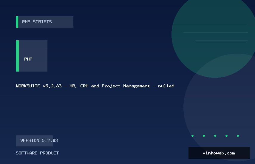 WORKSUITE v5.2.83 - HR, CRM and Project Management - nulled