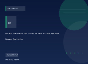 Geo POS v10.0 build 300 - Point of Sale, Billing and Stock Manager Application