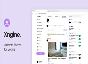 Xngine v1.6.2 - The Ultimate Sngine Theme