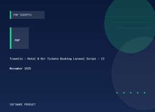 Travelin - Hotel & Air Tickets Booking Laravel Script - 13 November 2025