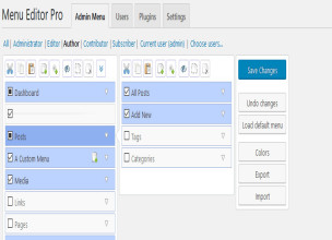 Admin Menu Editor Pro v2.30