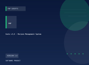 Gusto v3.6 - Recipes Management System