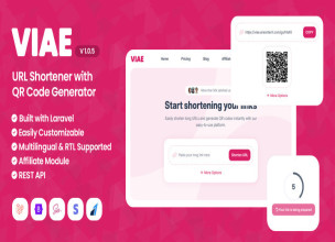 Viae v1.0.2 - URL Shortener with QR Code Generator