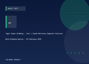 Tagxi Super Bidding - Taxi + Goods Delivery Complete Solution With Bidding Option - 28 February 2025
