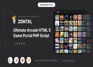 Zontal v3.0 - Arcade HTML 5 Game Portal PHP Script