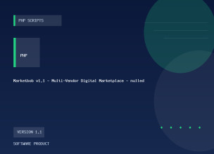 Marketbob v1.1 - Multi-Vendor Digital Marketplace - nulled