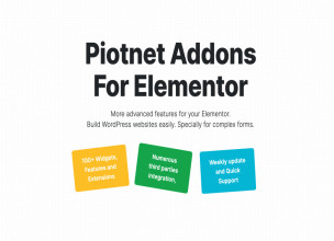 Piotnet Addons Pro For Elementor v7.1.26