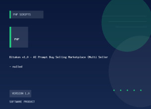 Bitakon v1.0 - AI Prompt Buy Selling Marketplace (Multi Seller) - nulled