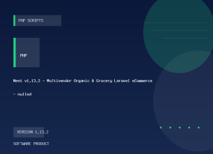 Nest v1.13.2 - Multivendor Organic & Grocery Laravel eCommerce - nulled