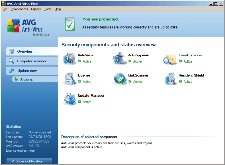 AVG Antivirus Free Edition 8.0 review