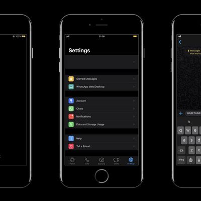 whatsapp dark mode beta